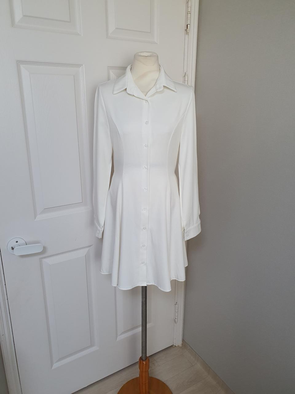 (새상품)셔츠형 원피스 겸 롱자켓 44반~55반