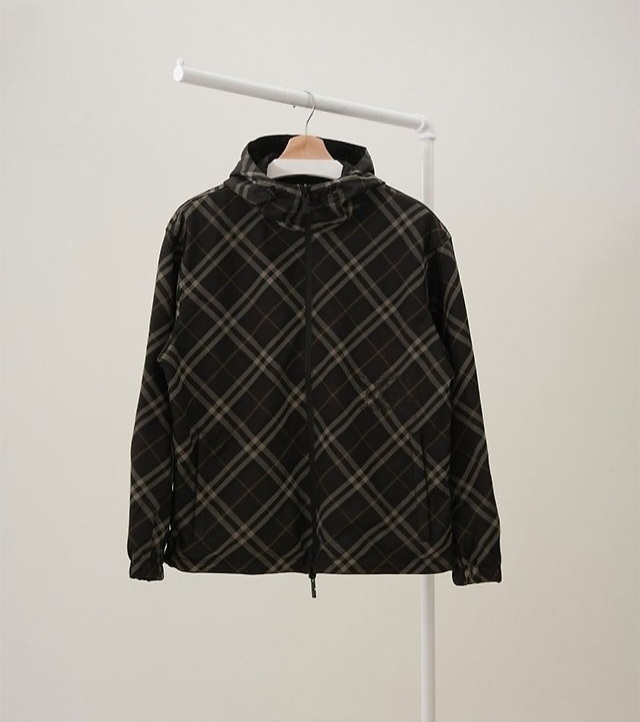 버버리 남성 리버서블 집업 자켓