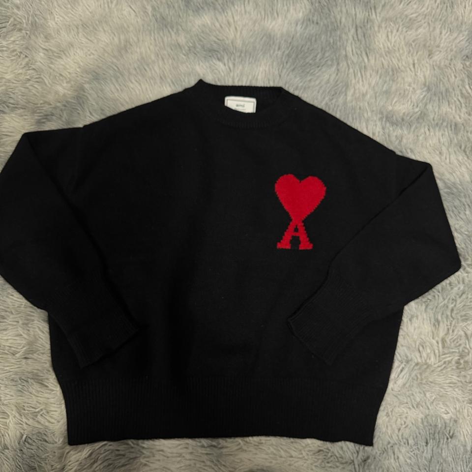 아미 로고니트 90사이즈 가오리핏