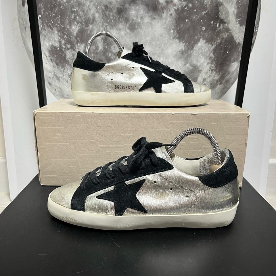 정품 36) 골든구스 실버 블랙 스니커즈 230~235