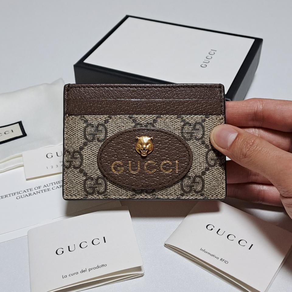 [100%/정품] 구찌 네오 슈프림 카드지갑 풀박스, 구찌지갑