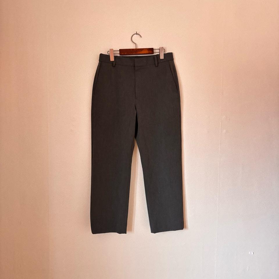 드로우핏 XL 슬랙스 그레이 팬츠 바지 허리 밴딩 미니멀