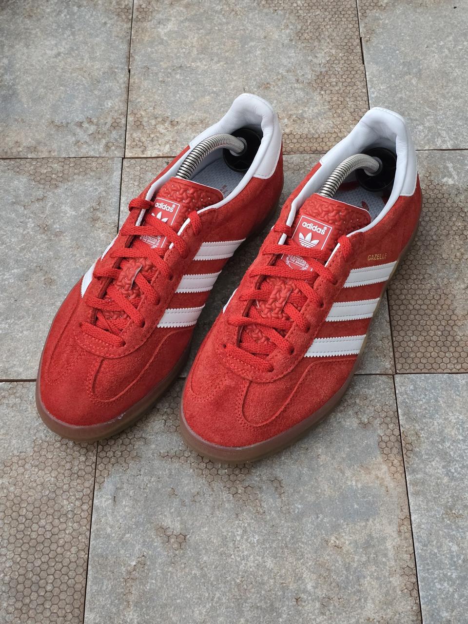 (245)아디다스 가젤 인도어 레드 스니커즈 운동화