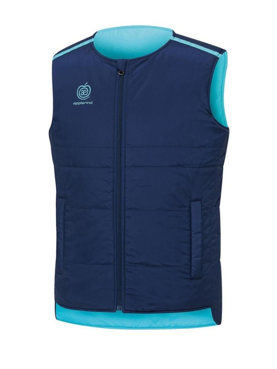 애플라인드 양면 패딩조끼