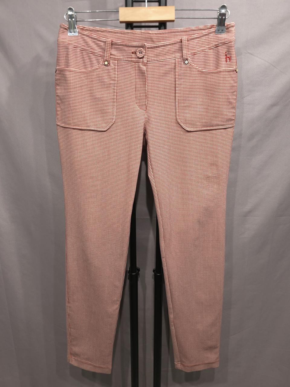헤지스 골프 여성 하운드투스 체크 바지 28