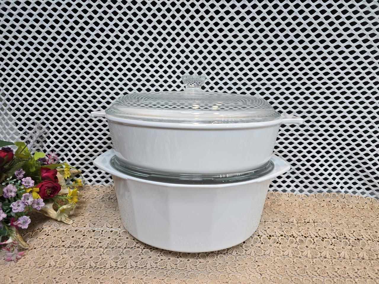 일본 노벨웨어 내열냄비 2점.미사용