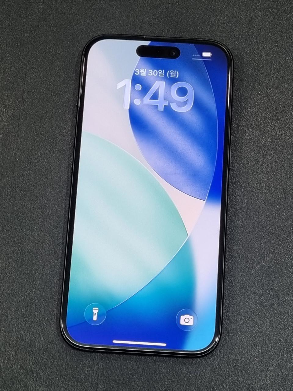 아이폰15 256GB 블랙 배터리 90%