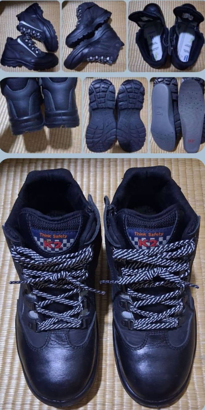 K2 인젝션안전화 지퍼식 잠금호크 255(260) 택비포함