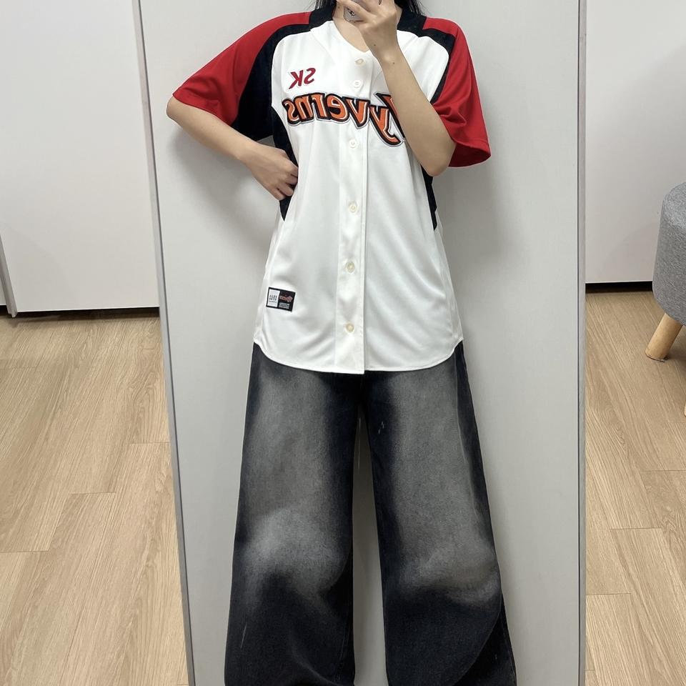 SK 와이번스 노마킹 패밀리데이 반팔 유니폼