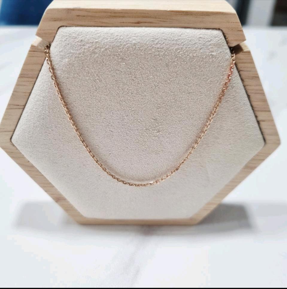 14k핑크골드 체인 목걸이