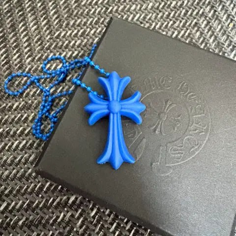 크롬하츠 실리크롬 목걸이 블루