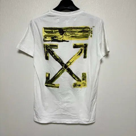 [S] 오프화이트 아크릴 애로우 반팔