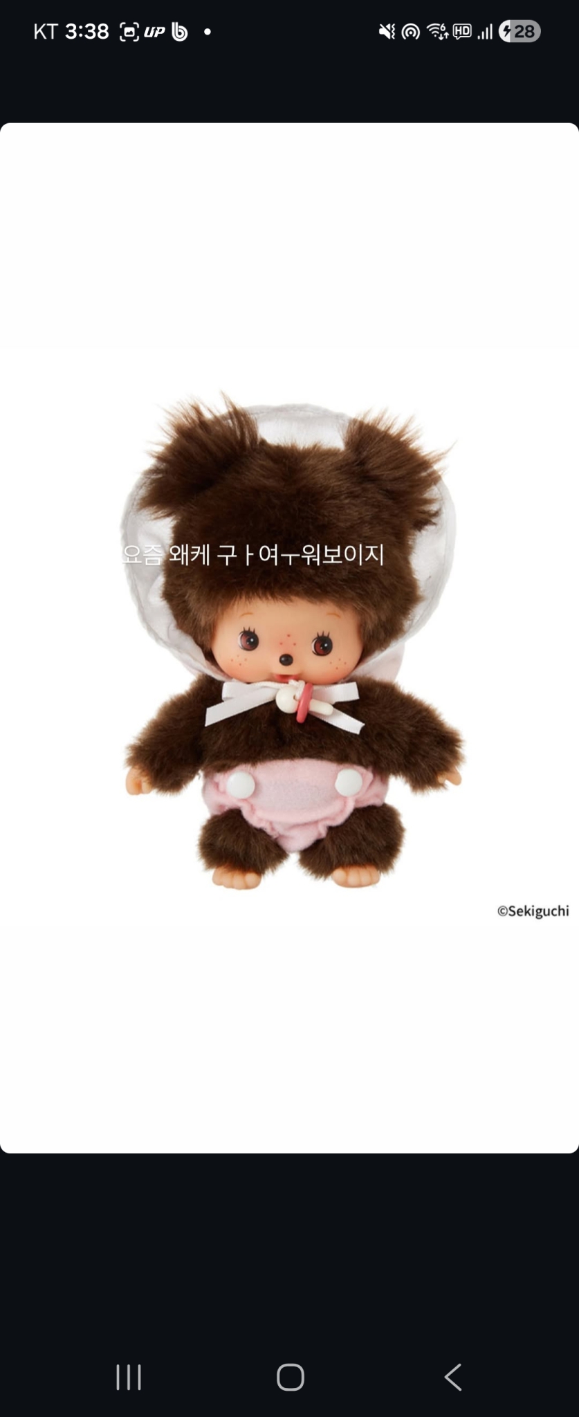 몬치치 인형입니다