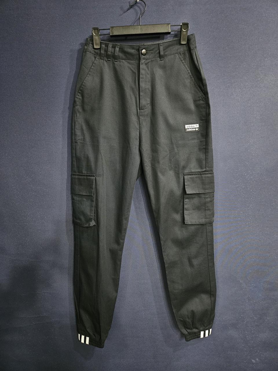 아디다스 블랙네이비 남성 허리 26 카고 조거팬츠