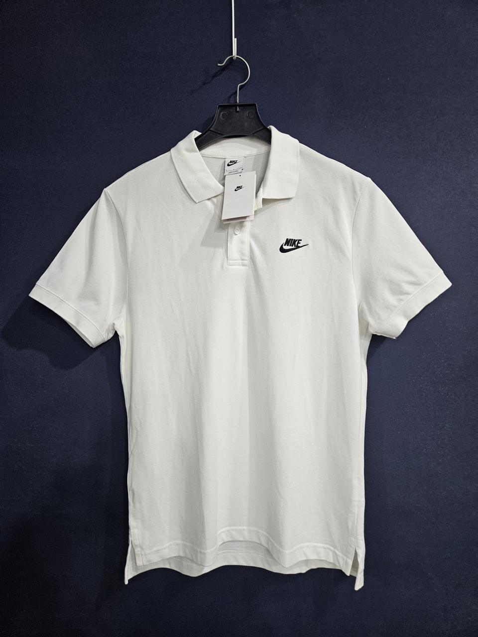 나이키 자수로고 화이트 남성 100 카라반팔티