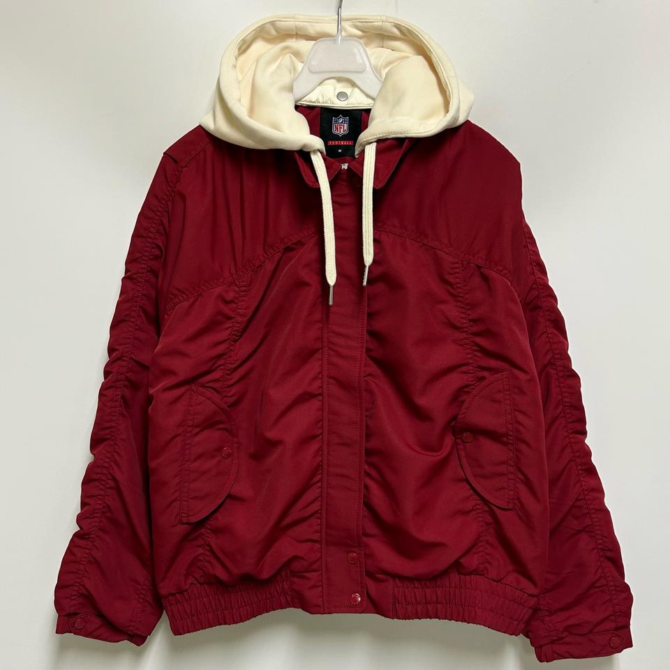 [여자 95]NFL 후드 레이어드 바람막이 자켓