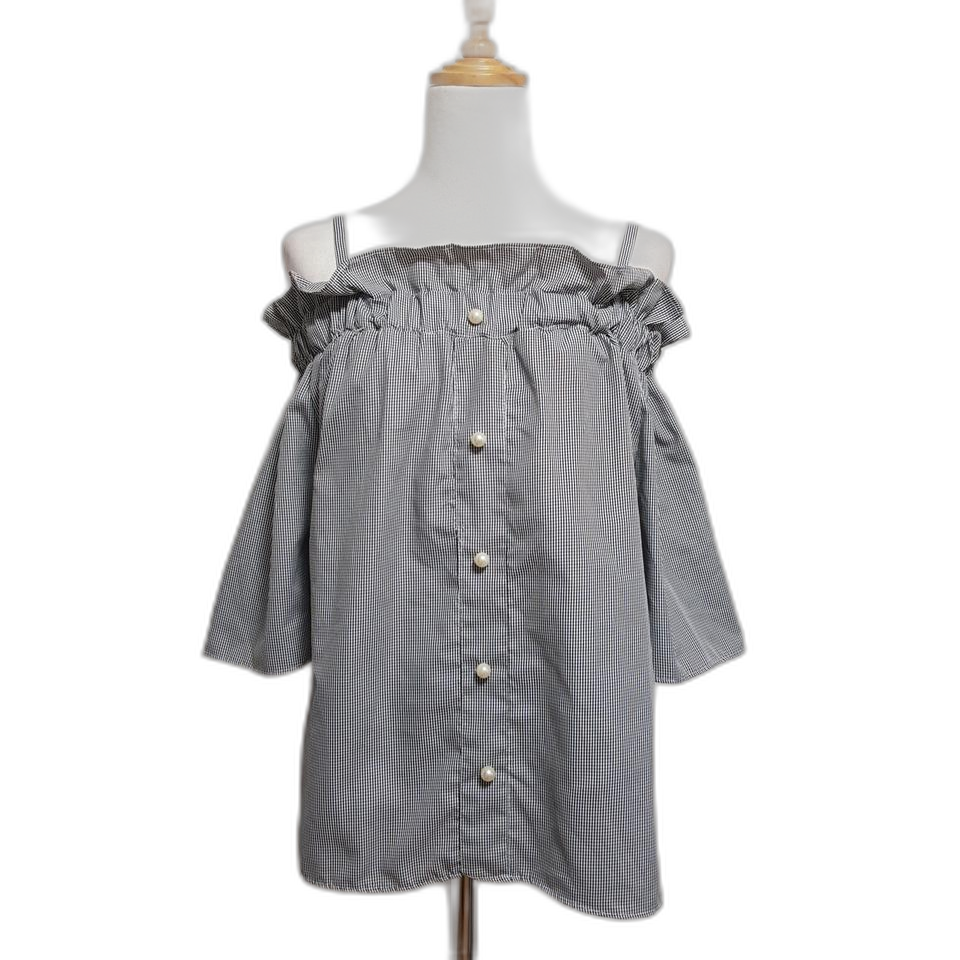 5626/SOUP 여 free사이즈 숄더텍블라우스/내옷방