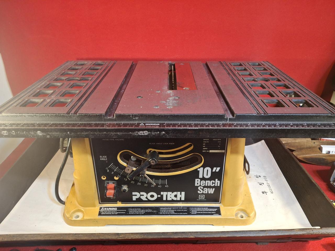 프로테크 테이블톱 1점