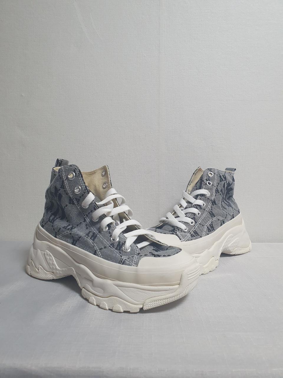 240mm 엠엘비 청키 하이 모노자카드 뉴욕양키스 스니커즈