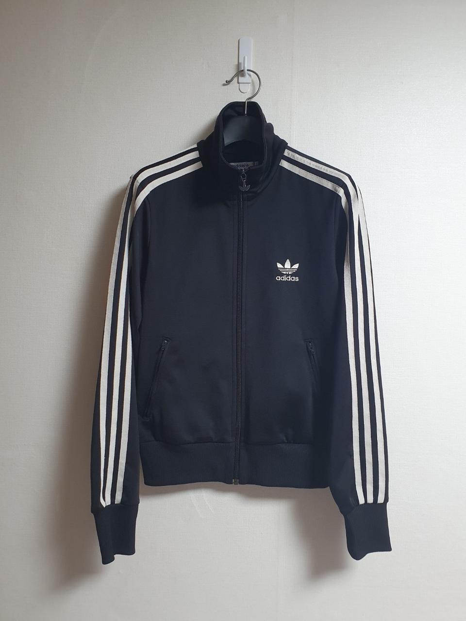 아디다스 빅로고 파이어버드 져지 블랙 90