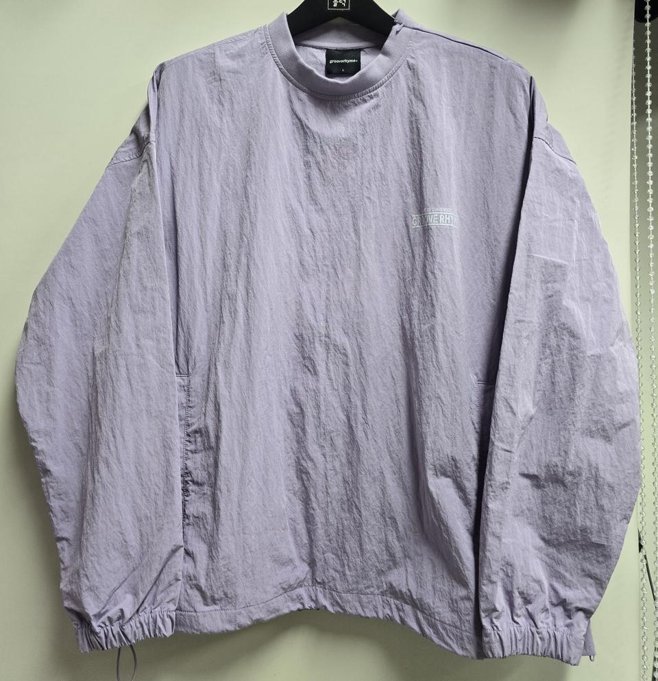 새상품)그루브라임 라벤더 아노락 바람막이 L