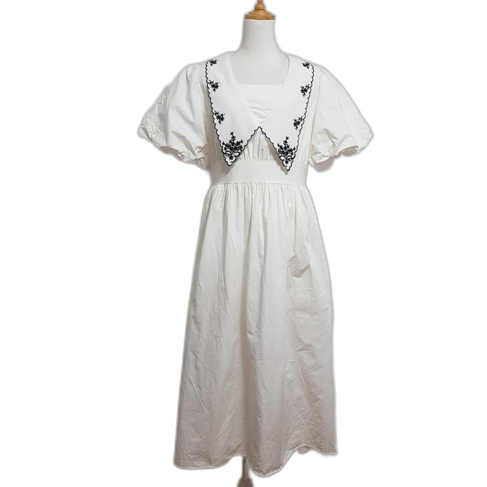 5630/Jpeak 여 free사이즈 화이트원피스/내옷방