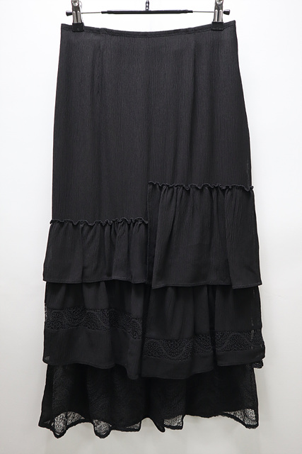 여성 TIME 타임 레이스 스커트 뒷면허리밴딩 한섬