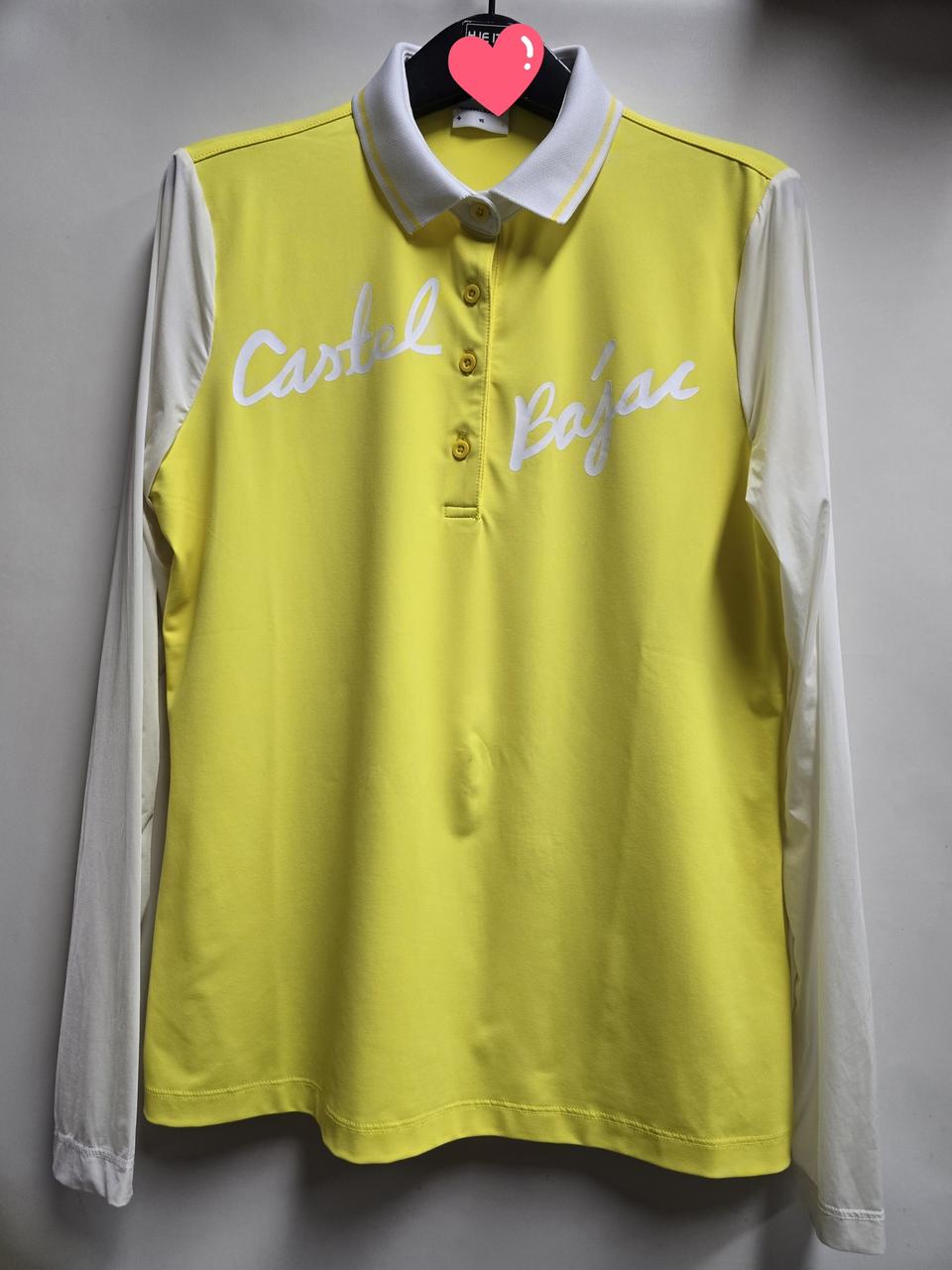 까스텔바작 골프웨어 냉감 쿨 긴팔티 90