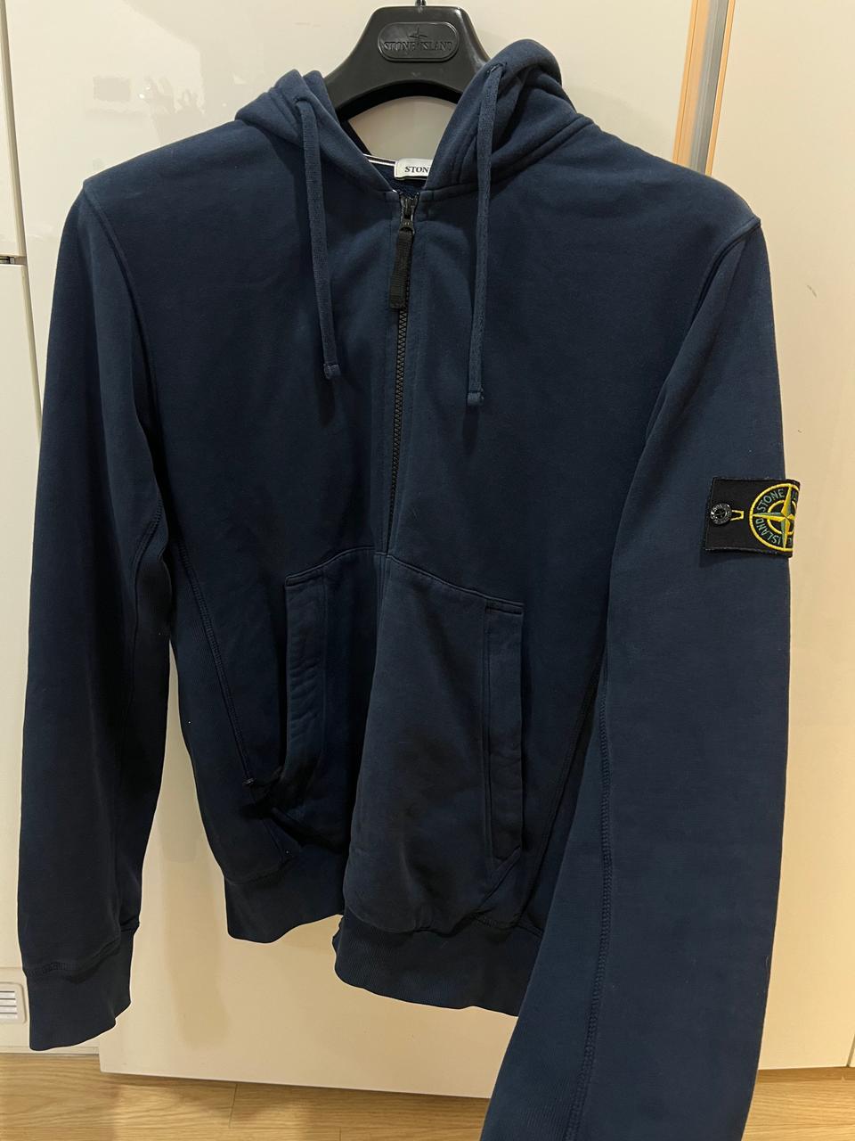 스톤아일랜드 네이비 후드집업 L