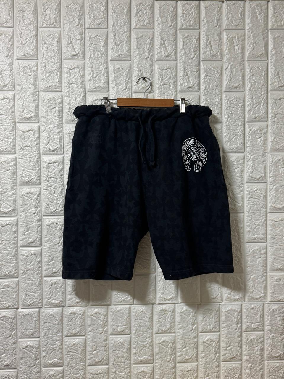 [L] 크롬하츠 홀스슈 카모플라쥬 스웨트 쇼츠 반바지