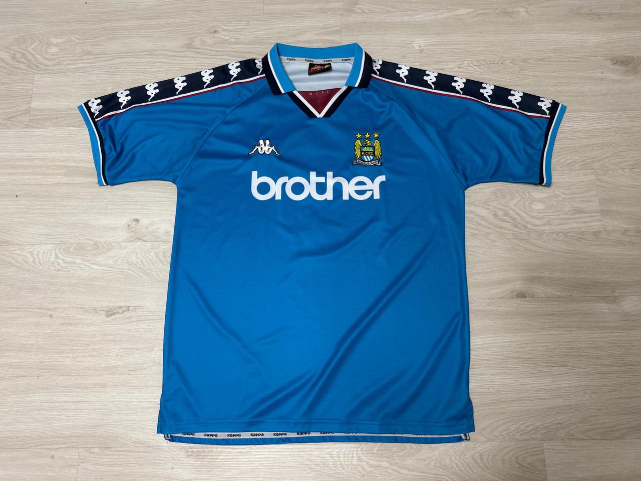 [2XL] 카파 맨체스터 시티 97-99 홈 유니폼