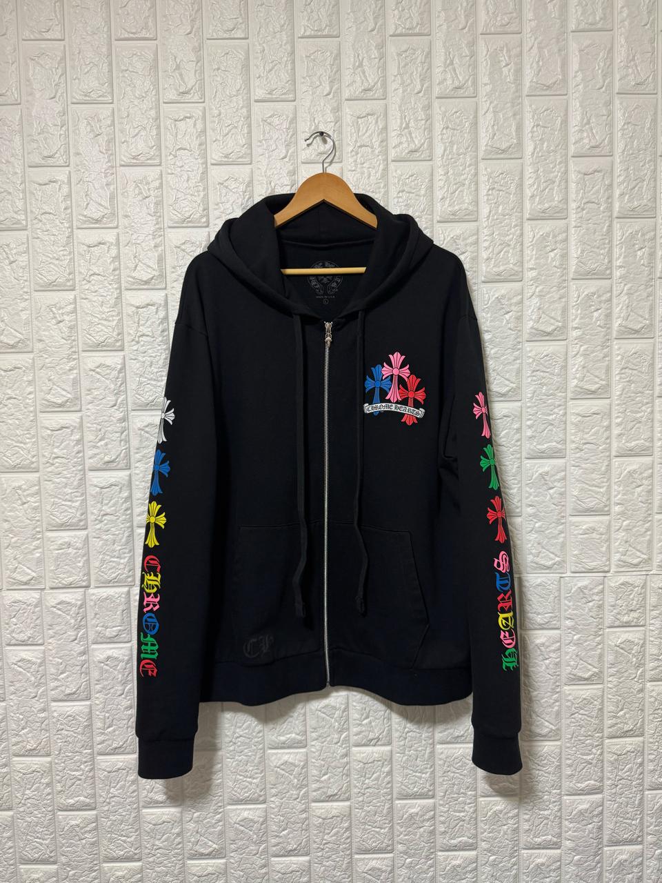 [L] 크롬하츠 멀티컬러 후드집업