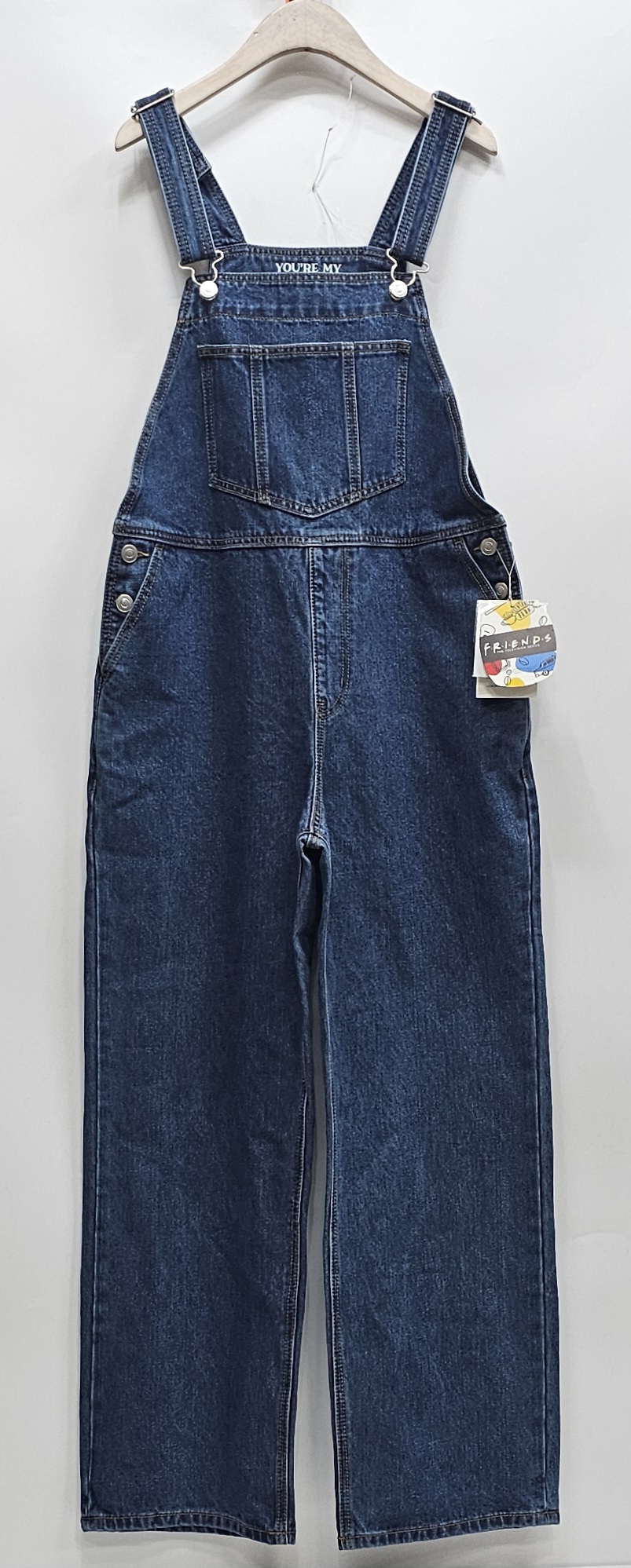 (새상품)셀렙샵에디션 프렌즈콜라보 데님 오버롤