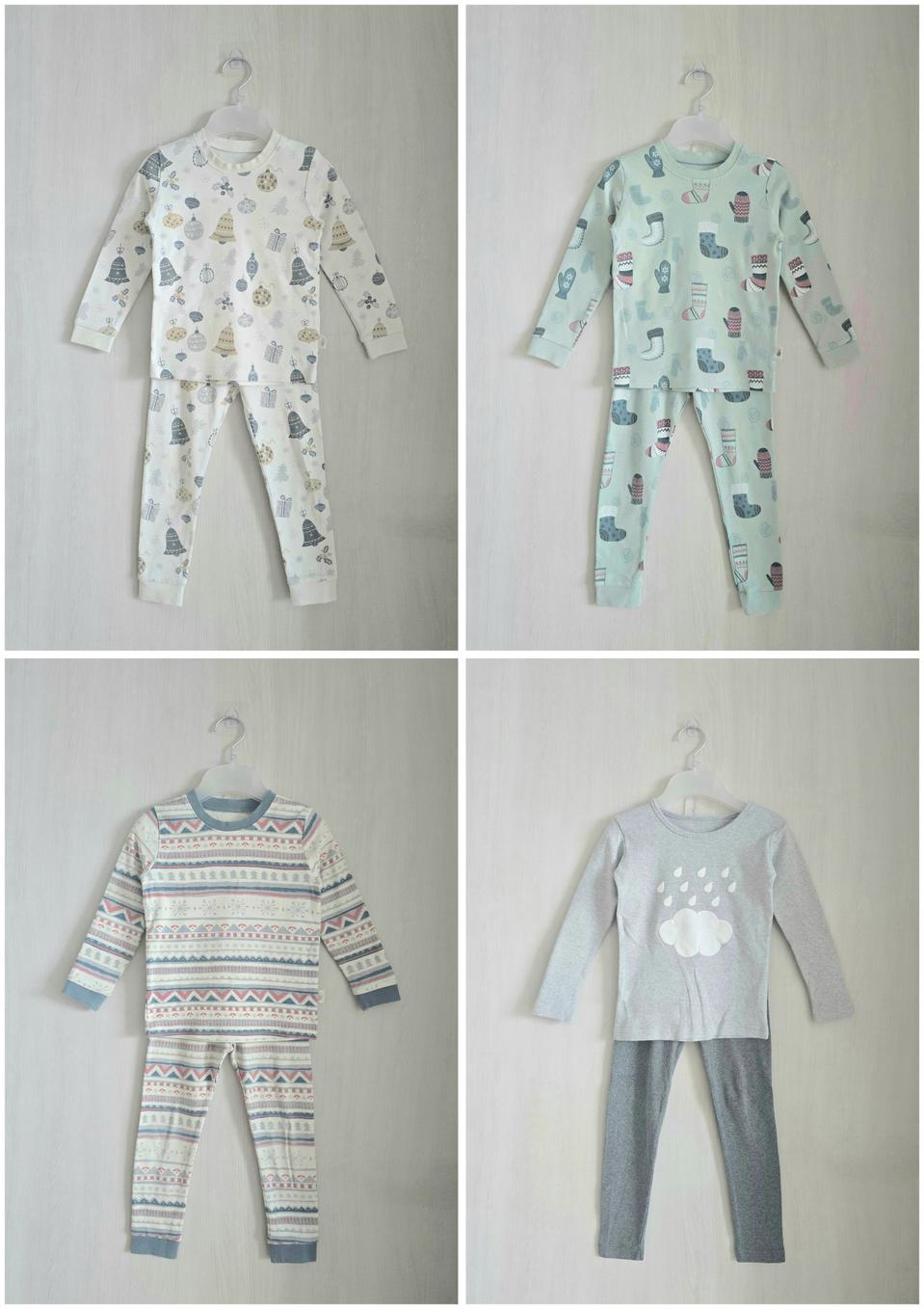 유아동 후라이스 실내복 상하세트 내의 120사이즈 4세트 일괄