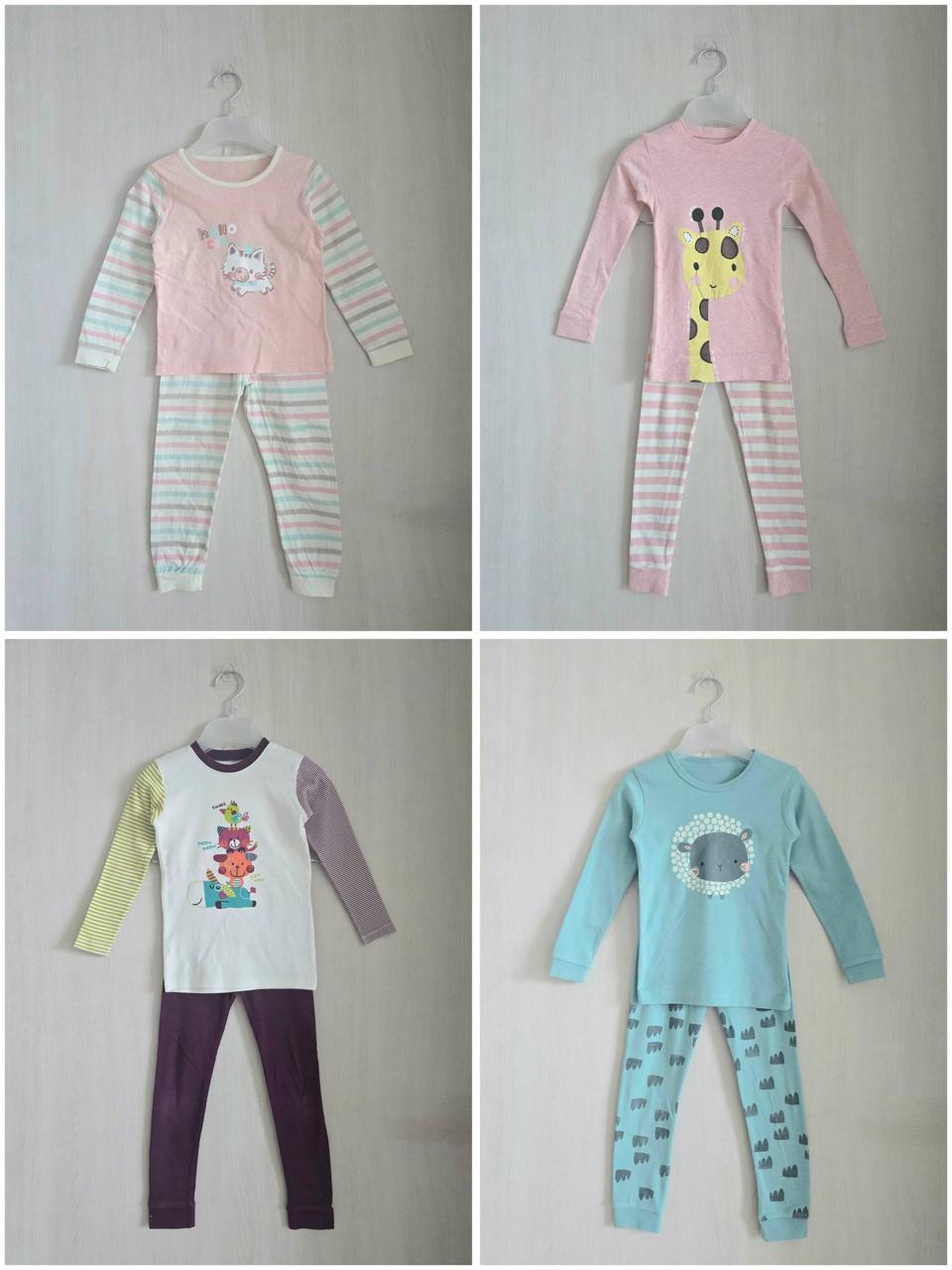 유아동 내의 실내복 상하세트 120사이즈 4세트 일괄