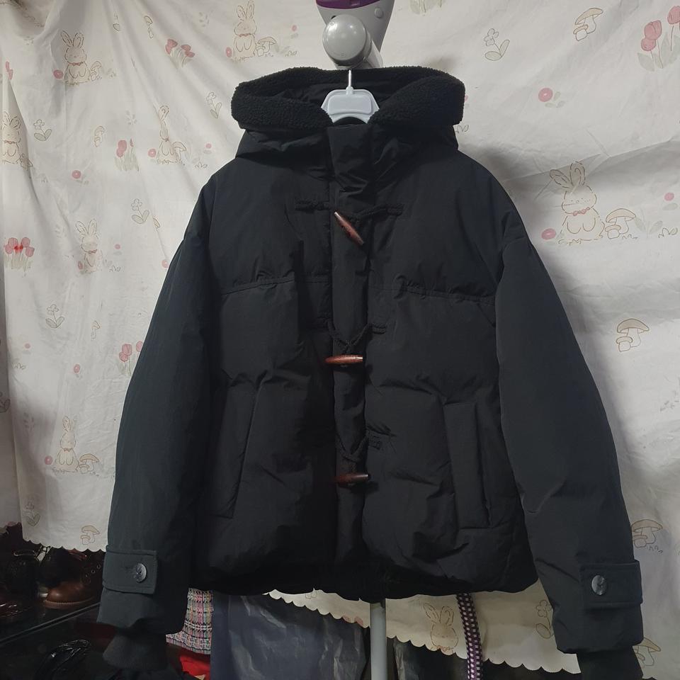 지컷  2022년   구스다운  후드  패딩