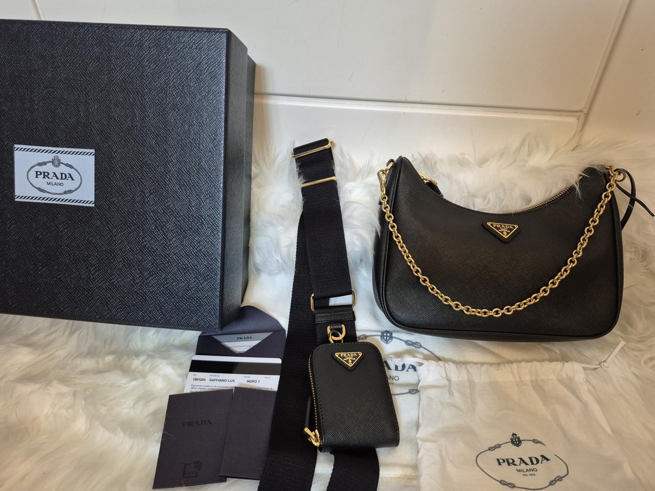*새상품급*프라다 리에디션 2005 사피아노 가죽백 1BH204