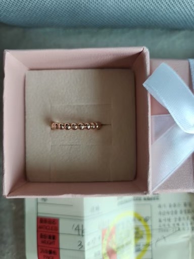 14k핑크골드반지