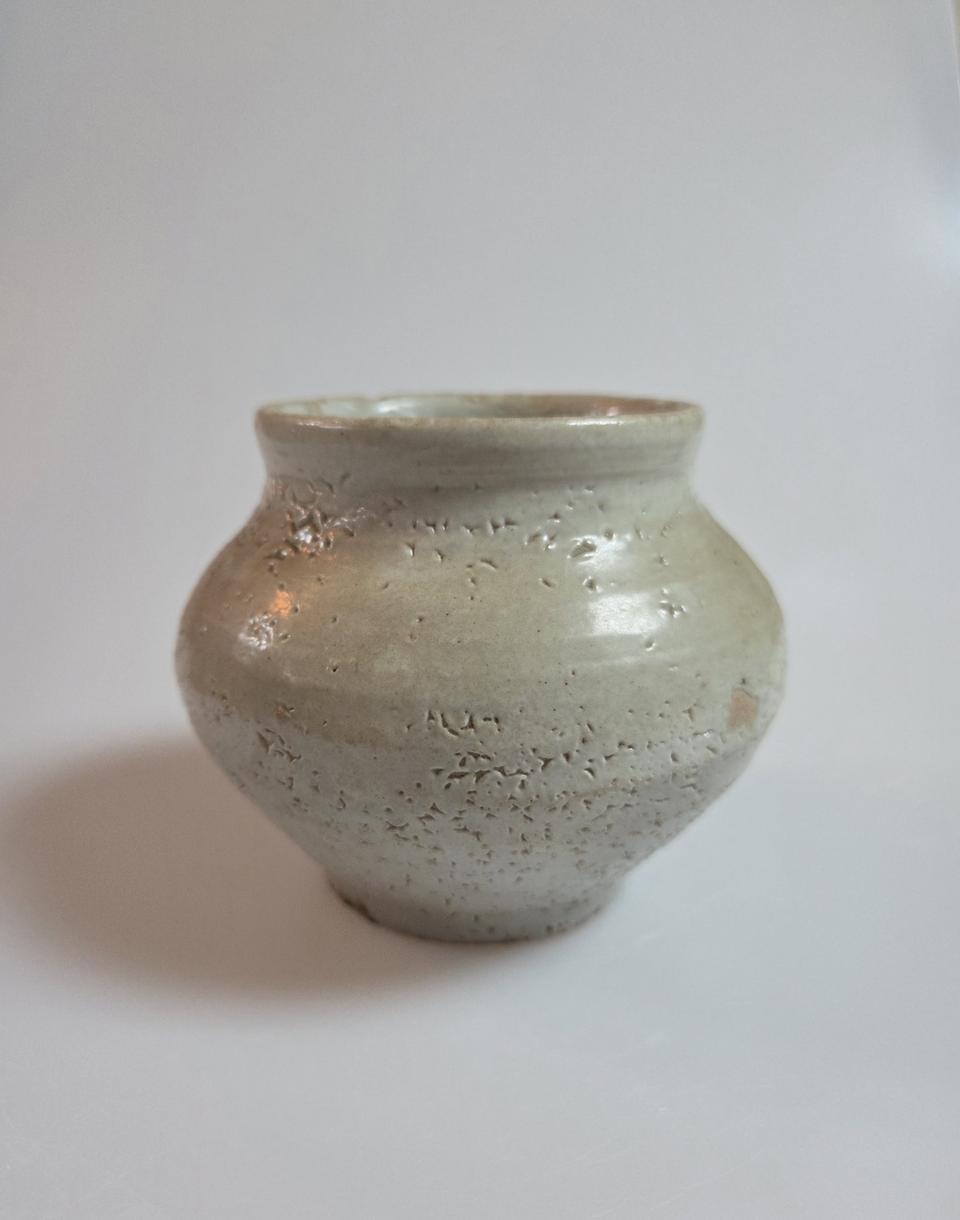 고미술품 경치가 좋은 조선시대 후기 조선백자 차호