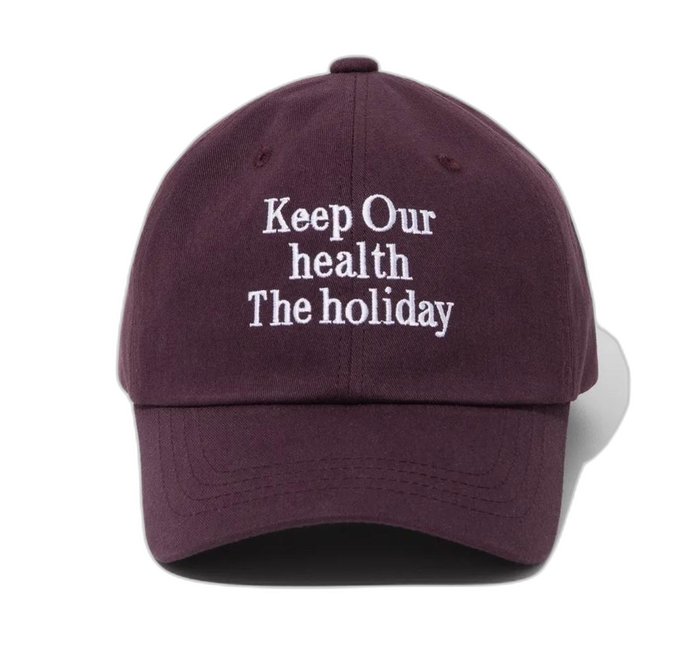 밀로 아카이브 홀리데이 시그니처 볼 캡 [버건디]