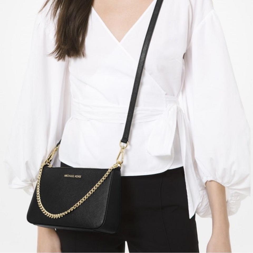 마이클코어스 젯셋 파우치 체인 숄더/크로스백 35S0GTVU6L 블랙