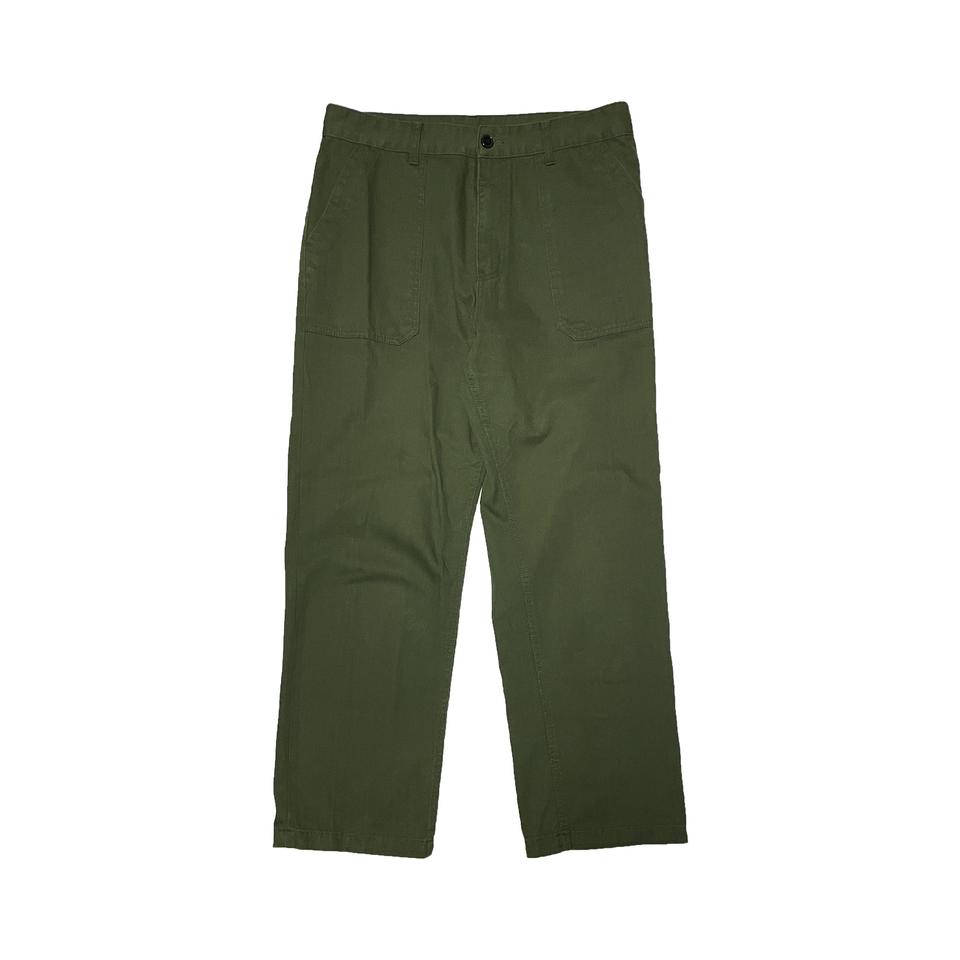 유니폼브릿지 올리브그린 퍼티그 팬츠