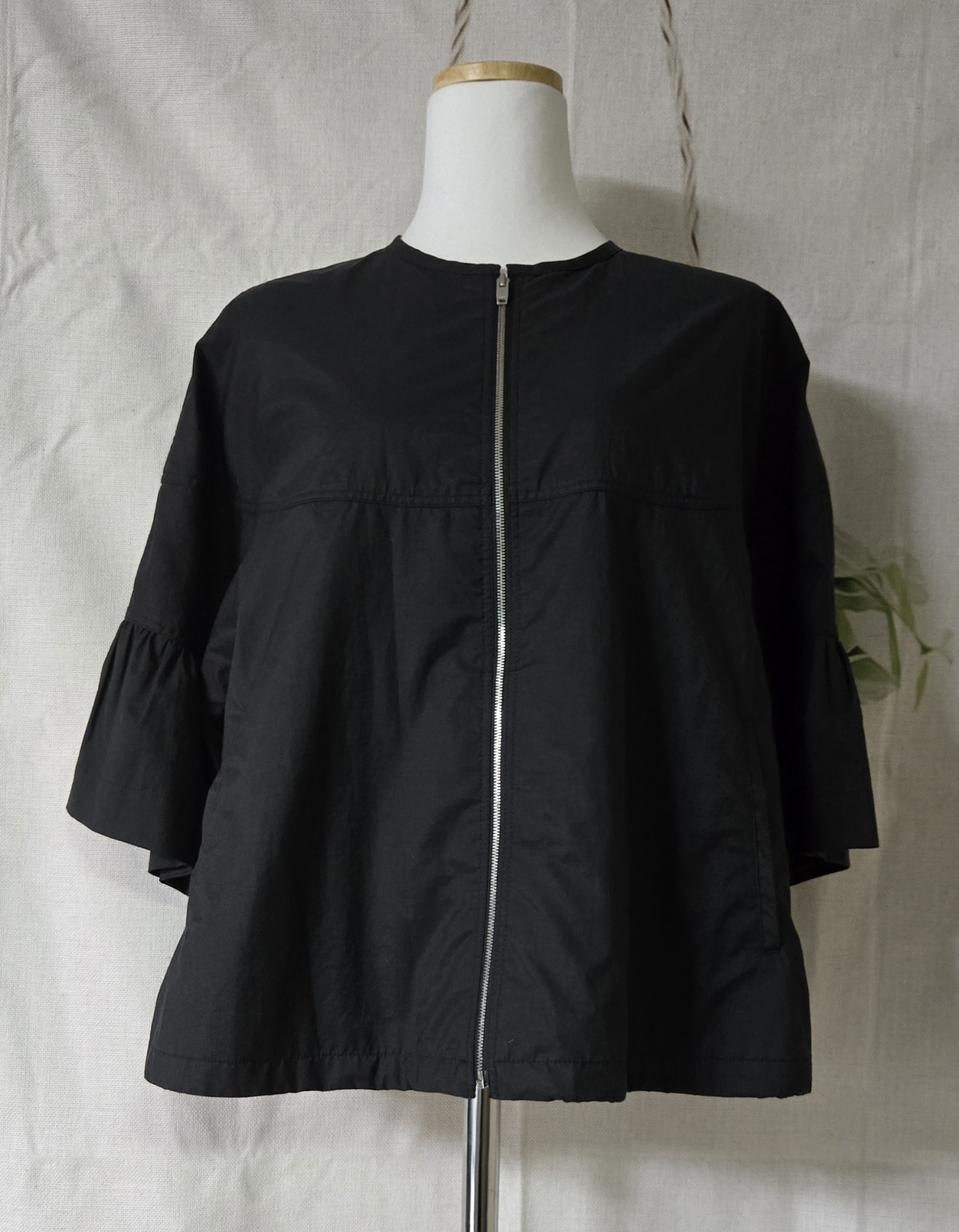 KUHO 블랙 여성 집업 자켓