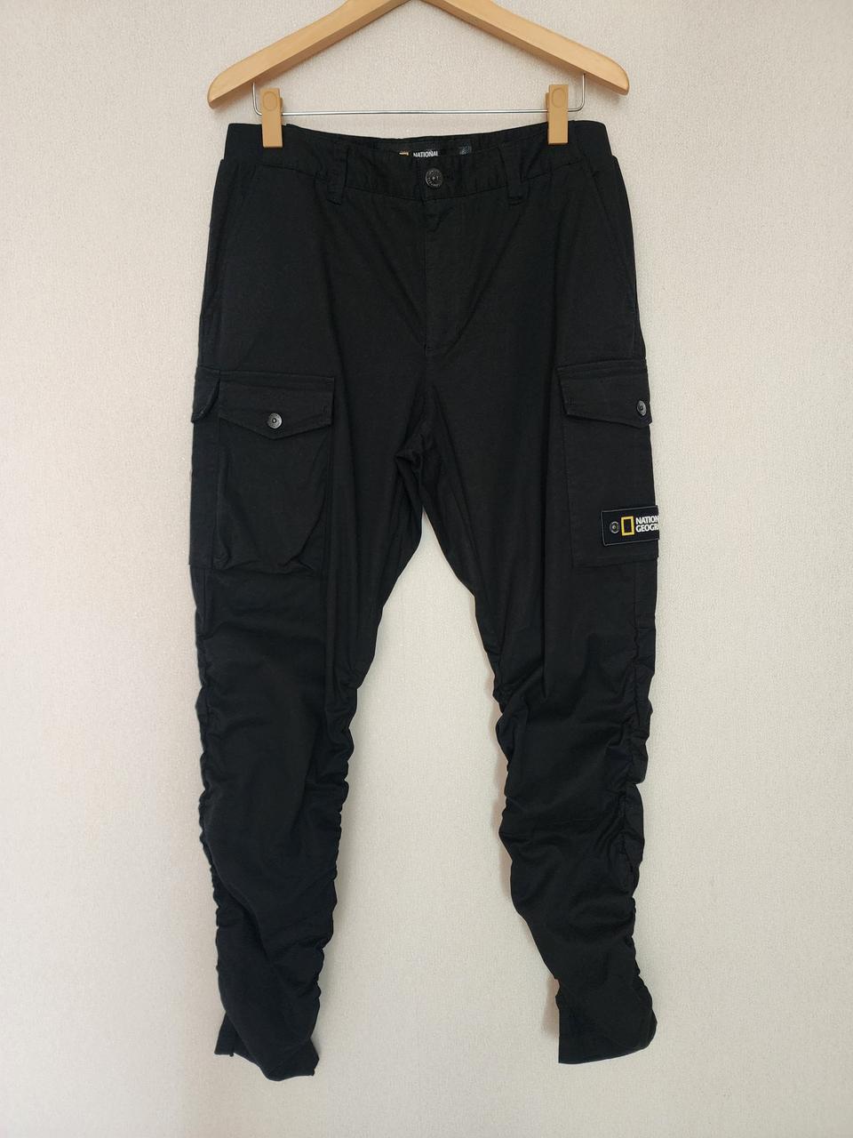 내셔널지오그래픽의 카고 조거팬츠 블랙