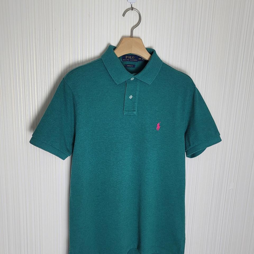 95_폴로 반팔카라티 에메랄드그린 랄프로렌 피케셔츠