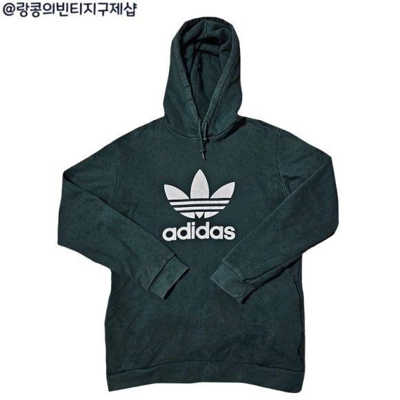 아디다스 스트릿 빅로고 후드티