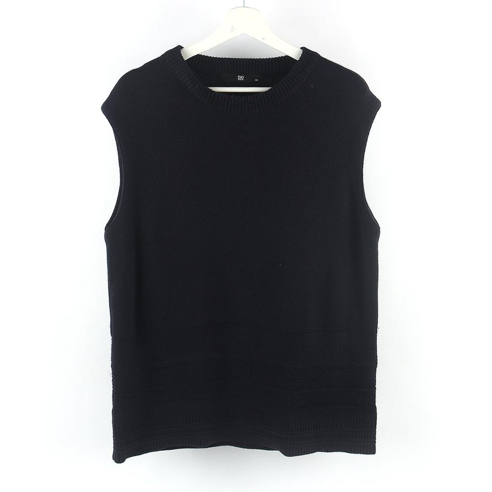 100 지오송지오 남성 네이비 울혼방 조끼 베스트 C012P -300