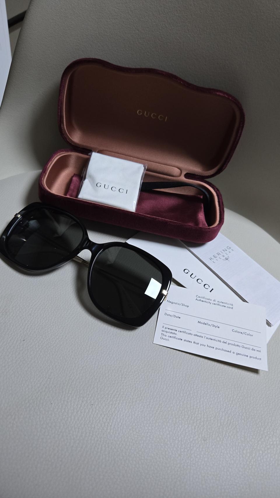 구찌 정품 블랙테 선글라스