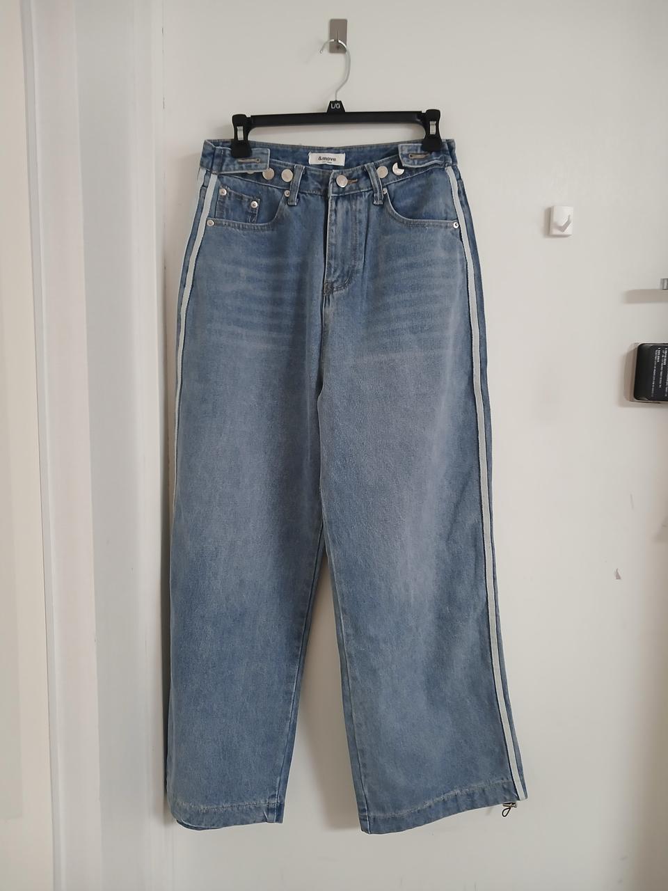 아디다스 삼선 청바지 55.66 새옷