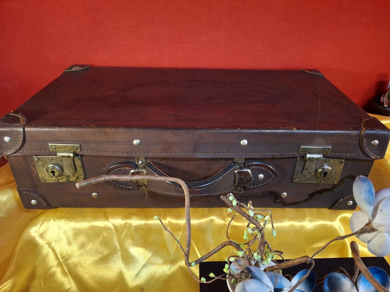 일제시대 가죽가방 1점